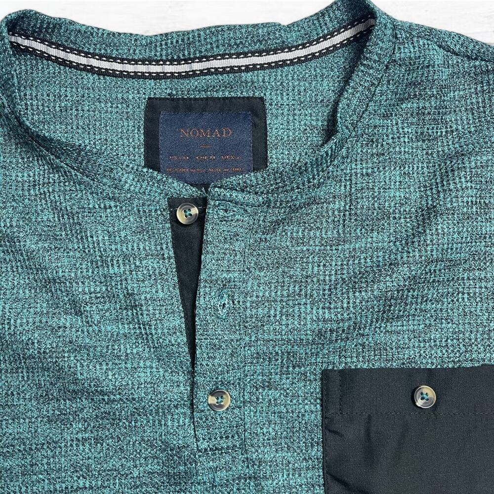 Nomad Green Long Sleeve Tee Modern Knit - Picture 5 of 7